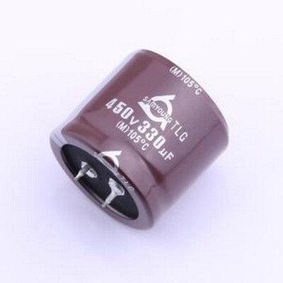 TLG 450V330 35*30 牛角型电解电容 330uF ±20% 450V 插件,D35xL