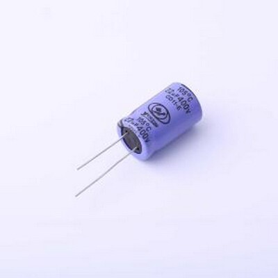 ECE2GM220K21OTPVZC 直插铝电解电容 22uF ±20% 400V 插件,D13xL