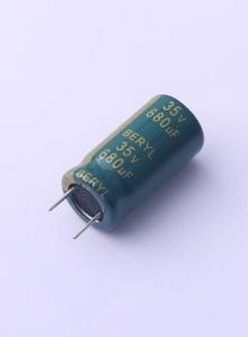 RC035M681LO10*20H-8A1C 直插铝电解电容 680uF ±20% 35V 插件,D