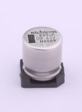 UCD1J221MNQ1MS 贴片型铝电解电容 220uF ±20% 63V SMD,D12.5xL1