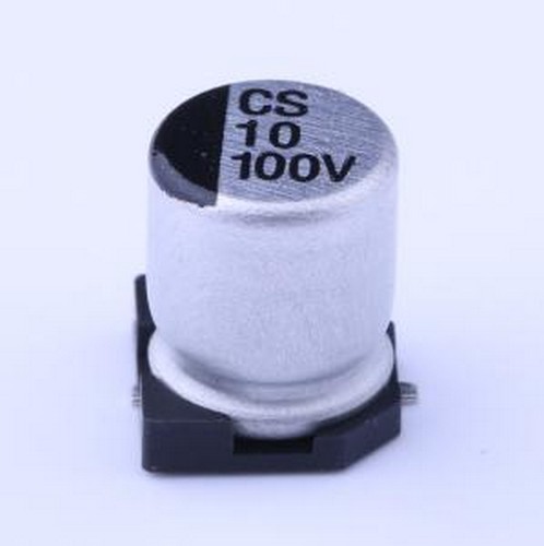 CS2A100M-CRE77 贴片型铝电解电容 10uF ±20% 100V SMD,D6.3xL7.