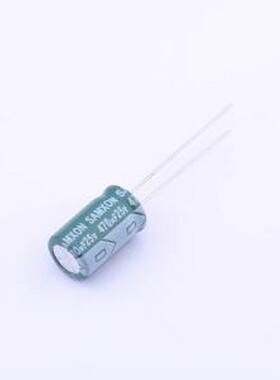 EGF477M1EF14RR 直插铝电解电容 470uF ±20% 25V 插件,D8xL14mm