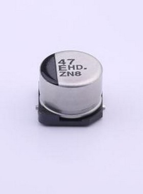 EEEHD1E470AP 贴片型铝电解电容 47uF ±20% 25V SMD,D8xL6.2mm
