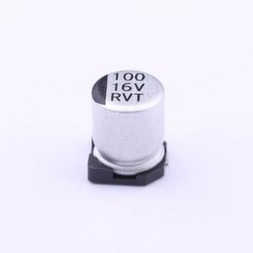 RVT1C101M0607 贴片型铝电解电容 100uF ±20% 16V SMD,D6.3xL7.7