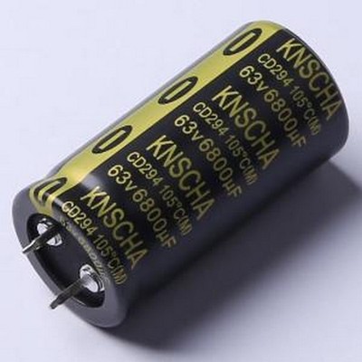 CD2946800UF63V169 牛角型电解电容 6800uF ±20% 63V 插件,D25xL