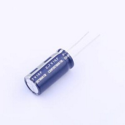 CXHP2R7186R-TW 2.7V18F 超级电容器 18F ±20% 2.7V 插件,P=5mm