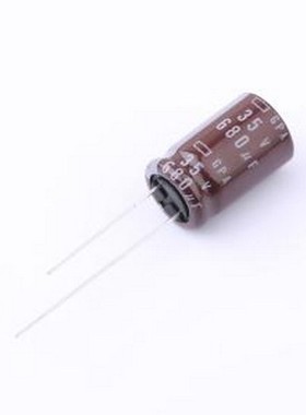 EGPA350ELL681MK20S 直插铝电解电容 680uF ±20% 35V 插件,D12.5