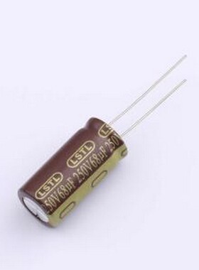 R00LGA2E680W025M00 直插铝电解电容 68uF ±20% 250V 插件,D12.5