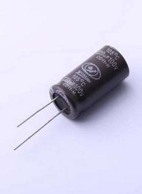 ECH1KM221K25OTZVZC 直插铝电解电容 220uF ±20% 100V 插件,D13x