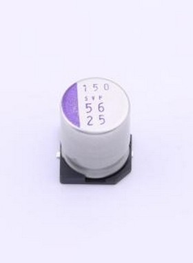 25SVP56M 固态电容 56uF ±20% 25V SMD,D10xL12.7mm