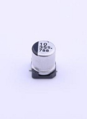 EEE1VA100WAR 贴片型铝电解电容 10uF ±20% 35V SMD,D4xL5.4mm