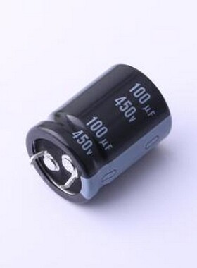 LLS2W101MELZ 牛角型电解电容 100uF ±20% 450V 插件,D22xL30mm
