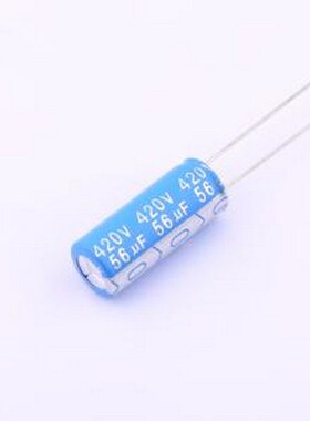 87EC0503 直插铝电解电容 56uF ±20% 420V 插件,D10xL25mm