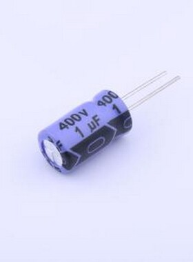 KM010M4006312PE6-C10 直插铝电解电容 1uF ±20% 400V 插件,D6.3