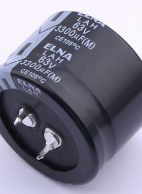 LAH-63V332MS52#B 牛角型电解电容 3300uF ±20% 63V 插件,D35xL2