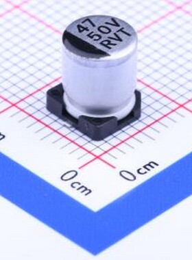 RVT1H470M0607 贴片型铝电解电容 47uF ±20% 50V SMD,D6.3xL7.7m