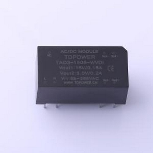 TAD3-1505-WVDI 电源模块 TAD3-1505-WVDI 插件,19x38mm
