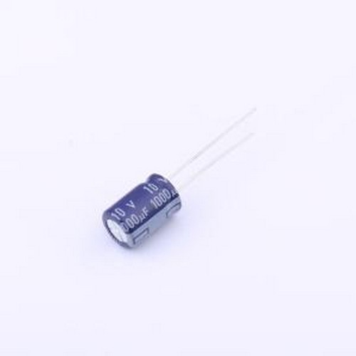 CJ102MC812B3 直插铝电解电容 1000uF ±20% 10V 插件,D8xL12mm