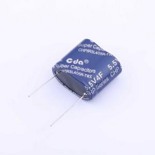 CHP5R5L405R-TWX 5.5V4F 超级电容器 4F 0%~+100% 5.5V 插件,P=17