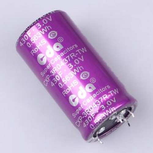 CXP-3R0437R-TW-S4 超级电容器 430F -10%~+30% 3V 插件