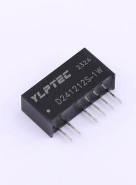 D241212S-1W 电源模块 D241212S-1W SIP,19.5x6mm
