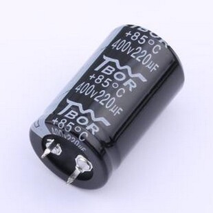 插件 CK221MOH40B 400V 220uF D25xL40mm 牛角型电解电容