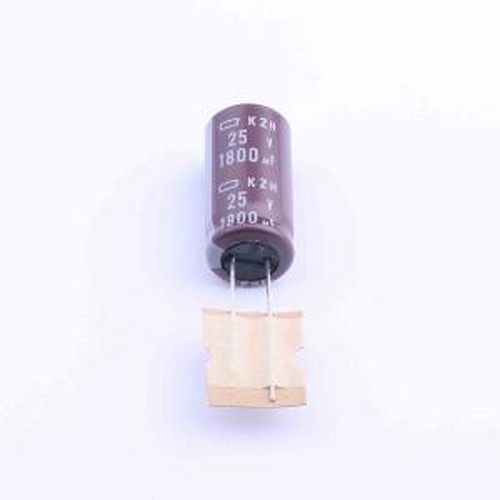 EKZH250ETD182MK25S 直插铝电解电容 1800uF ±20% 25V 插件,D12.