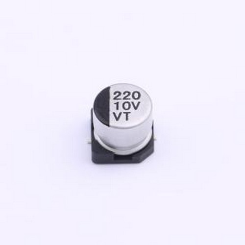 VT1A221M-CRE54 贴片型铝电解电容 220uF ±20% 10V SMD,D6.3xL5.