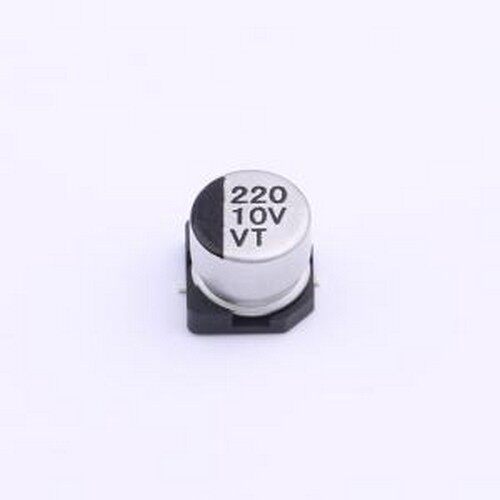 VT1A221M-CRE54 贴片型铝电解电容 220uF ±20% 10V SMD,D6.3xL5.