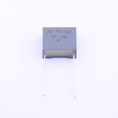 R76QI24705040J 聚丙烯膜电容(CBB) 47nF ±5% 1kV 插件,P=15mm
