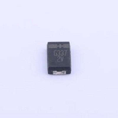 PA700V337M0D 固态电容 330uF ±20% 2V SMD,4.3x7.3mm