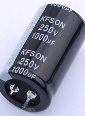 KN102M25030*50A 牛角型电解电容 1000uF ±20% 250V 插件,D30xL5