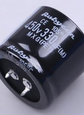 450MXG330MEFCSN35X30 牛角型电解电容 330uF ±20% 450V 插件,D3
