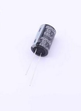 RK6871HMJ212RB 直插铝电解电容 680uF ±20% 50V 插件,D13xL21mm