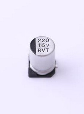 RVT1C221M0810 贴片型铝电解电容 220uF ±20% 16V SMD,D8xL10.2m