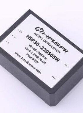 HSP30-220S05W 电源模块 AC-DC电源模块Vin=85-265VAC Vout=5V 6A