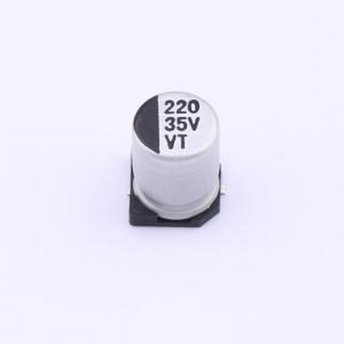 VT227M035FA5RR0NB1VP0 贴片型铝电解电容 220uF ±20% 35V SMD,D