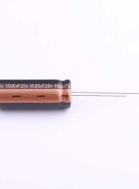 RXK152M1EBKF1025 直插铝电解电容 1500uF ±20% 25V 插件,D10xL2