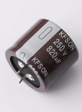 KN821M25035*30C 牛角型电解电容 820uF ±20% 250V 插件,D35xL30