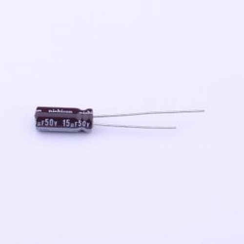 UPV1H150MFD 直插铝电解电容 15uF ±20% 50V 插件,D5xL11mm