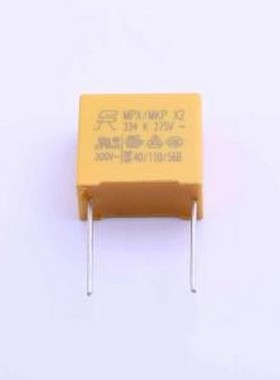 MP2334K27D6X8LC 安规电容 330nF ±10% 275V 等级:X2 插件,P=15m