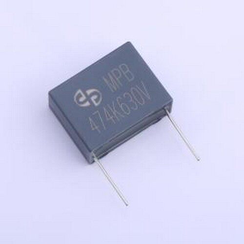 PB4063J 聚丙烯膜电容(CBB) 470nF ±10% 630V 插件,P=22.5mm