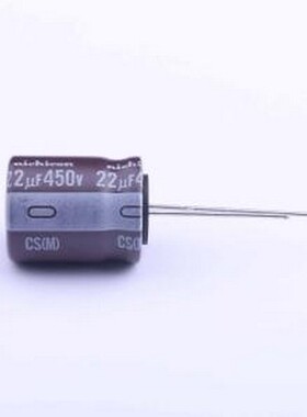 UCS2W220MHD 直插铝电解电容 22uF ±20% 450V 插件,D16xL20mm