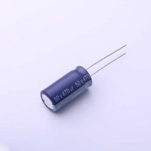 ERR1HM471G20OT 直插铝电解电容 470uF ±20% 50V 插件,D10xL20mm