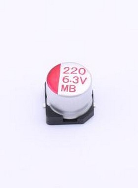 EPMB0J221M6357TR 固态电容 220uF ±20% 6.3V SMD,5.7x6.3mm