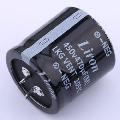 LKG2W471MS035K40B 牛角型电解电容 470uF ±20% 450V 插件,D35xL