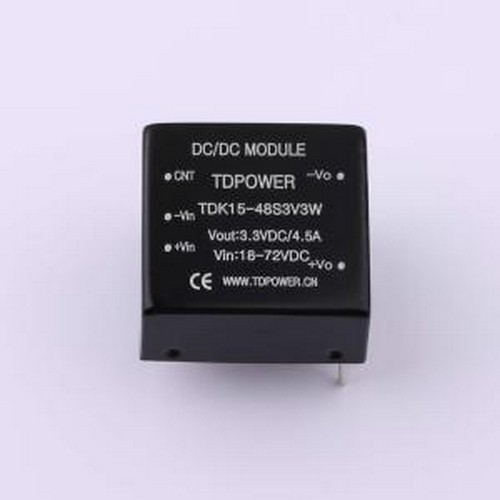 TDK15-48S3V3W 电源模块 TDK15-48S3V3W DIP,25.4x25.4mm