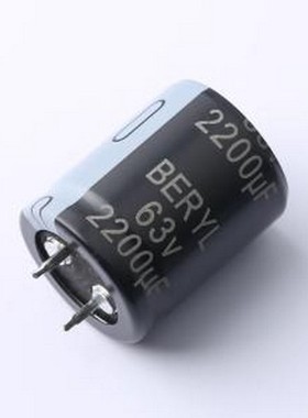 KN063M222SI225*30TA-1A3ET 牛角型电解电容 2200uF ±20% 63V 插
