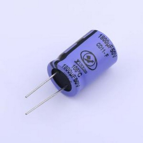 ECF1HM182M27OTPO 直插铝电解电容 1800uF ±20% 50V 插件,D18xL2