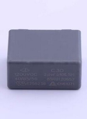 C3D3L205KB00C00 聚丙烯膜电容(CBB) 2uF ±10% 1.2kV 插件,P=27.